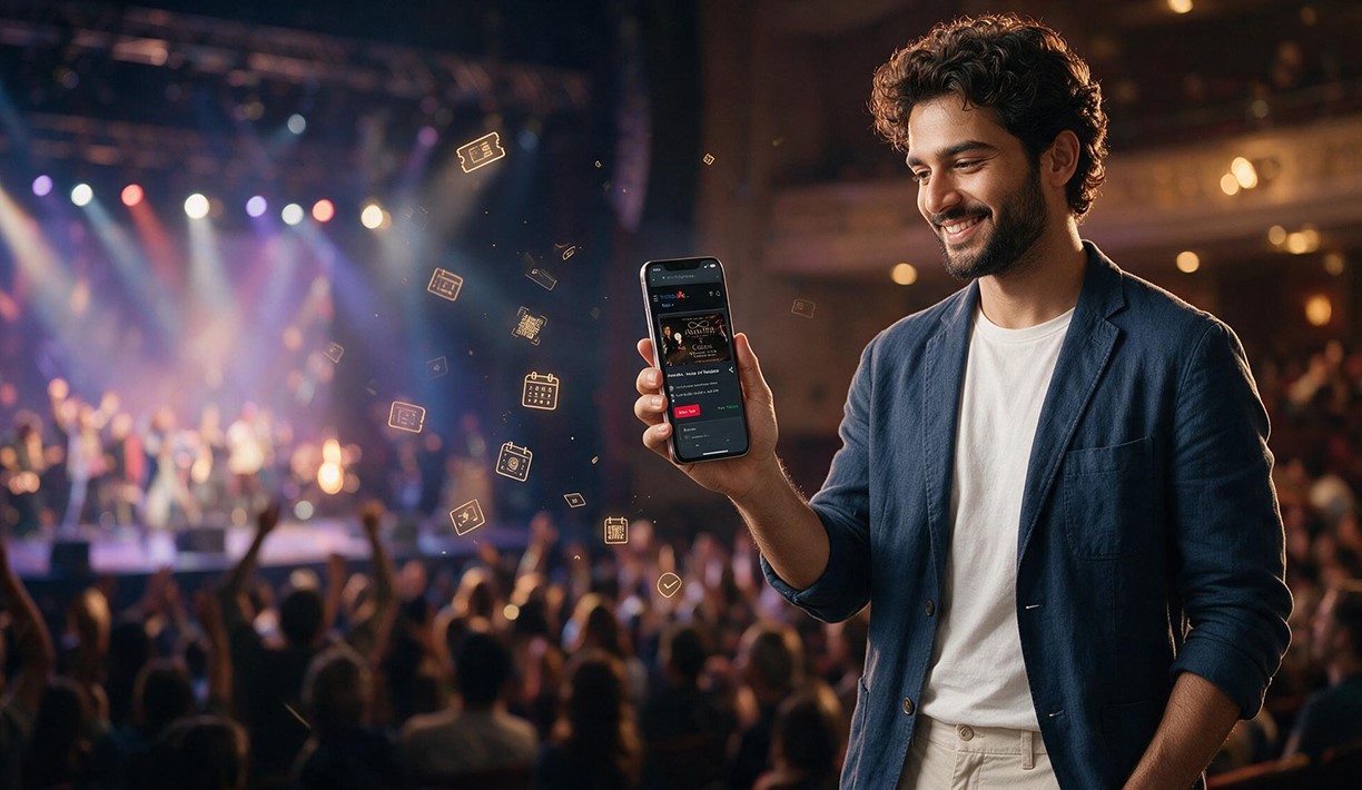 How to book event tickets online on IndiaEve